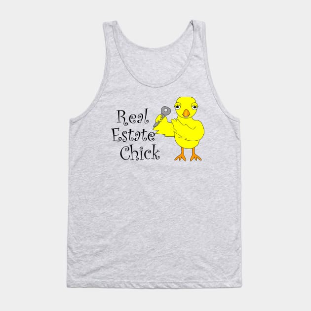 Real Estate Chick Tank Top by Barthol Graphics